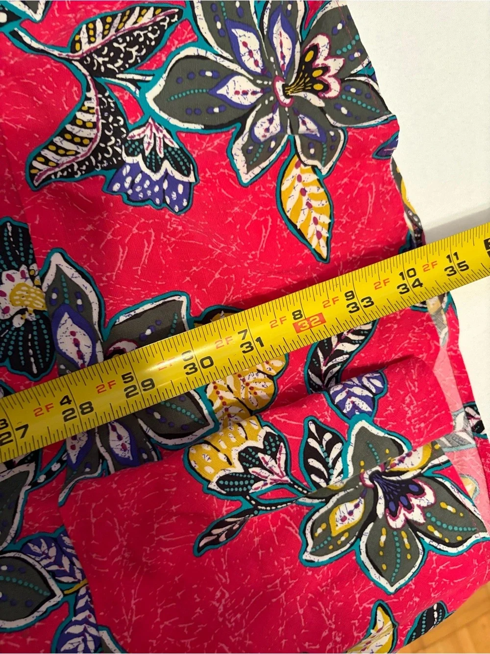 LOFT Women’s Pink Floral Short-Sleeve Dress